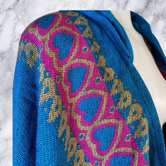 Follow Your Heart Fringed Boho Poncho - Picture 5 of 12